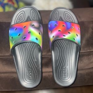Brand new-Crocs-slides
